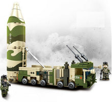 Load image into Gallery viewer, 389PCS Military DF21D Ballistic Missile Truck Building Blocks Bricks Model Educational Toy Fully
