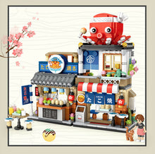 Load image into Gallery viewer, 722PCS City MOC Japan Takoyaki Shop Store Building Blocks Educational Toy Model Brick Figure Fully Compatible With Lego
