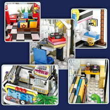 Load image into Gallery viewer, 2168PCS City Street Guitar Shop Building Blocks Bricks Educational Toy Model Set Light Fully Compatible With Lego

