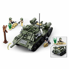 Load image into Gallery viewer, 687PCS T34 85 Medium Tank Building Blocks Bricks Soldier Figures Model Educational Toys Fully Compatible With Lego
