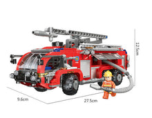 Load image into Gallery viewer, 767PCS MOC Airport Fire Truck Engine Building Blocks Bricks Model Figure Educational Toy Fully
