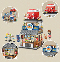 Load image into Gallery viewer, 722PCS City MOC Japan Takoyaki Shop Store Building Blocks Educational Toy Model Brick Figure Fully Compatible With Lego
