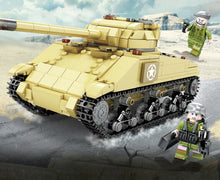 Load image into Gallery viewer, 593PCS Military M4 Sherman Tank Building Blocks Bricks Model Soldier Figures Educational Toy Fully Compatible With
