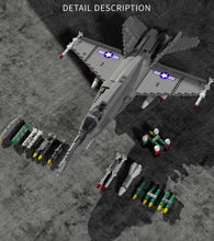 Load image into Gallery viewer, 1576PCS Military F18 Hornet Fighter Building Blocks Bricks Figures Educational Toy Model Fully Compatible With Lego
