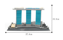 Load image into Gallery viewer, Architecture Marina Bay Sands Hotel Singapore Educational Toy City Building Blocks Bricks Fully Compatible With Lego
