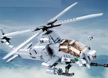 Load image into Gallery viewer, 482PCS Military AH-1Z Viper Armed Helicopter Building Block Brick Figure Model Fully Compatible With Lego
