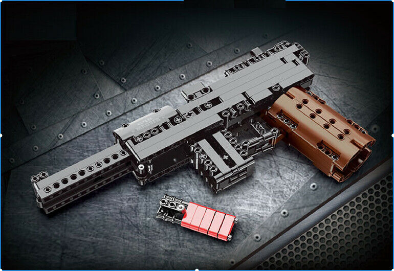 368PCS Military Mauser C96 Gun Building Blocks Bricks Model Educational Toy Fully Compatible With Lego