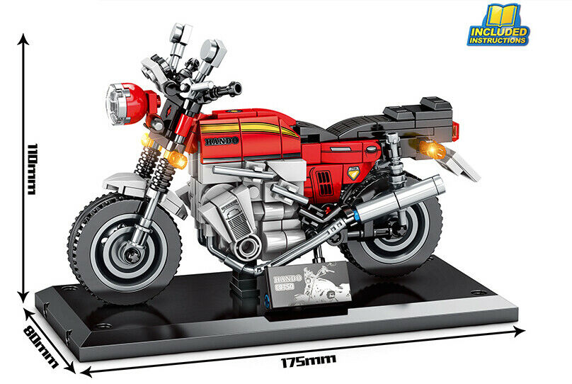 Lego Technic MOC Honda RC213V Repsol Motorcycle PDF Instructions Only, NO  BRICKS