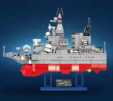 Load image into Gallery viewer, 436PCS Military Type 956 Destroyer Building Blocks Bricks Figures Educational Toy Model Fully Compatible With Lego
