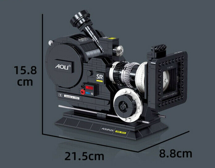 Kit De Bloques Cámara Retro Digital Eus-6c No Lego