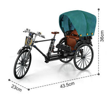 Load image into Gallery viewer, 535PCS MOC Vintage Rickshaw Tricycle Building Blocks Bricks Educational Toy Model Fully
