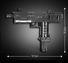 Load image into Gallery viewer, 478PCS Military MOC Mac10 Submachine Gun Building Blocks Bricks Model Educational Toy Fully Compatible With Lego

