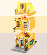 Load image into Gallery viewer, 1295PCS MOC City Coffee Shop Building Blocks Model Bricks Figures Light Educational Toy Fully Compatible With Lego
