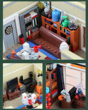 Load image into Gallery viewer, 4488PCS City MOC Cafe Apartment Building Blocks Educational Toy Model Bricks Fully Compatible With
