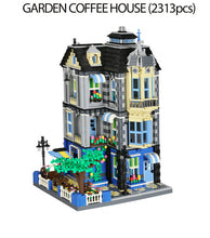 Load image into Gallery viewer, 2313PCS City Street Garden Coffee Shop Building Blocks Brick Model Educational Toy Fully Compatible With Lego
