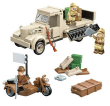 Load image into Gallery viewer, 266PCS Military Army WW2 Nissan 180 Truck Building Blocks Bricks Figures Fully
