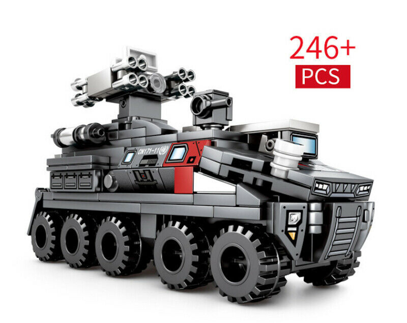 246PCS Wandering Earth Amphibious APC Building Blocks Bricks Model Figure CN171 Fully Compatible With Lego
