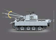 Load image into Gallery viewer, 990PCS WW2 Panzerkampfwagen V Panther Tank Building Blocks Soldier Figures Model Fully Compatible With Lego
