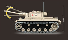 Load image into Gallery viewer, 711PCS Panzerkampfwagen III Tank Building Blocks WW2 Soldier Figures Model Educational Toys Fully Compatible With Lego
