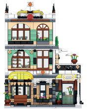 Load image into Gallery viewer, 1186PCS City Street Roma Dining Restaurant Building Blocks Bricks Figures Model Fully Compatible With Lego
