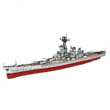 Load image into Gallery viewer, 2631PCS Military Army USS Missouri Ship Building Blocks Brick Model Display Educational Toy Fully
