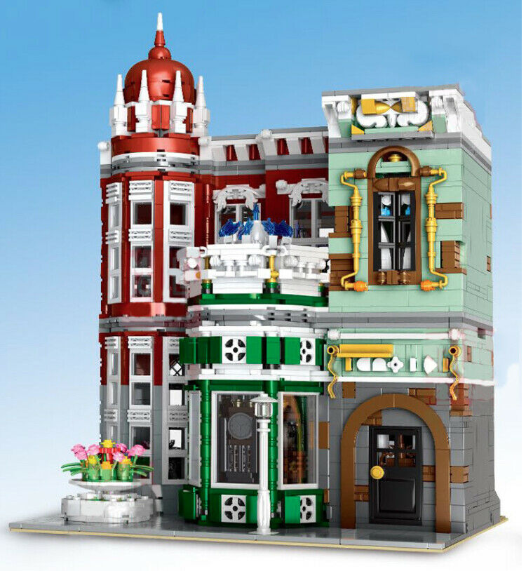 3050PCS City Street Antique Collection Building Blocks Bricks Model Educational Toy Fully Compatible With Lego