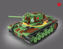 Load image into Gallery viewer, 766PCS KV-1 Heavy Panzer Tank Model Building Blocks Bricks WW2 Soldier Figure Fully Compatible With Lego
