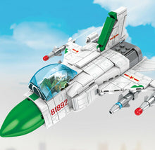 Load image into Gallery viewer, 311PCS Military J-8 Fighter Airplane Building Blocks Figures Educational Toy Model Brick Fully
