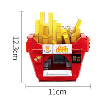 Load image into Gallery viewer, 320PCS City Street French Fries Store Shop Building Blocks Brick Model Figure Fully Compatible With Lego
