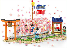 Load image into Gallery viewer, 916PCS MOC Japan Sakura Tunnel park Building Blocks Bricks Figures Educational Toy Model Fully Compatible With Lego
