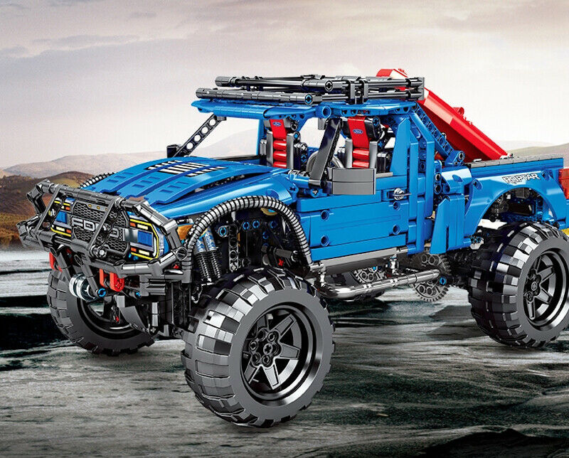 1630PCS MOC Technic Static Off Road F150 Pick Up Truck Building Blocks Educational Toy Model Fully Compatible With Lego