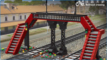 Load image into Gallery viewer, 655PCS MOC City Railway Railroad Crossing Building Blocks Model Bricks Educational Toy Fully
