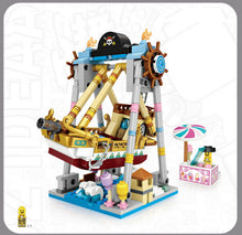 Load image into Gallery viewer, DIY Mini City Funfair Park Shop Store Restaurant Educational Toy Building Blocks Brick Gift Fully Compatible With Lego
