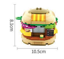 Load image into Gallery viewer, 276PCS City Street Hamburger Store Shop Building Blocks Brick Model Figure Cute Fully Compatible With Lego
