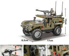 Load image into Gallery viewer, 405PCS Military Brave Warrior ORV Car Building Block Brick Figure Model Educational Toy Fully
