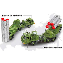 Load image into Gallery viewer, 1133PCS MOC Military S-400 Air Defense Missile Truck Figure Model Toy Building Block Brick Gift Kids Compatible Lego
