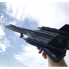 Load image into Gallery viewer, 183PCS Military US SR-71 Black Bird Lockheed Airplane Model Toy Building Block Brick Gift Kids Compatible Lego
