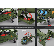 Load image into Gallery viewer, 1800PCS Military WW2 Ka-27 Helix Helicopter Model Toy Building Block Brick Gift Kids Compatible Lego

