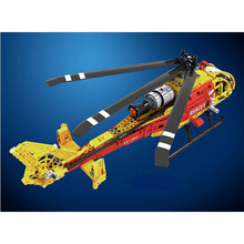 Load image into Gallery viewer, 663PCS MOC Technic SA341 Gazelle Rescue Helicopter Model Toy Building Block Brick Gift Kids Compatible Lego
