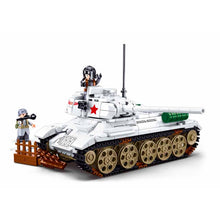 Load image into Gallery viewer, 518PCS MOC Military WW2 T34 85 Medium Tank Figure Model Toy Building Block Brick Gift Kids
