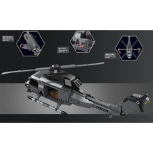 Load image into Gallery viewer, 425PCS Military WW2 Naval Carrier Based Helicopter Figure Model Toy Building Block Brick Gift Kids Compatible Lego
