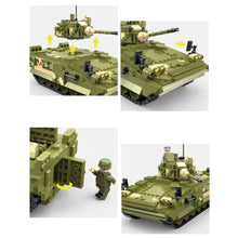 Load image into Gallery viewer, 752PCS Military WW2 ZBD-04 Infantry Fighting Combat Vehicle Figure Model Toy Building Block Brick Gift Kids Compatible Lego
