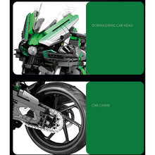 Load image into Gallery viewer, 2088PCS MOC Technic Large Kawasaki H2 SX SE Motorcycle Motor Bike Model Toy Building Block Brick Gift Kids Compatible Lego 1:5
