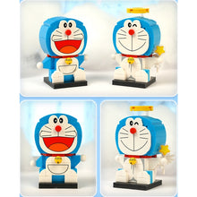 Load image into Gallery viewer, Doraemon Cartoon Comic Mini Figure Minifigure Christmas Construction Action Toy Cute Model Display Building Block Brick Educational Gift Set Kids
