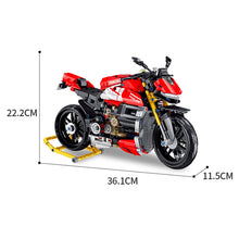 Load image into Gallery viewer, 981PCS MOC Technic Ducati Panigale V4 SP Motorcycle Motor Bike Model Toy Building Block Brick Gift Kids Compatible Lego
