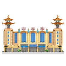 Load image into Gallery viewer, 3569PCS Architecture Beijing Train Railway Station Model Toy Building Block Brick Gift Kids Compatible Lego
