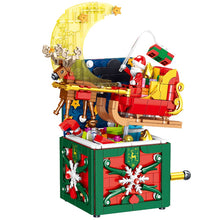Load image into Gallery viewer, 772PCS MOC Micro Mini Christmas Box Santa Reindeer Elk Model Toy Building Block Brick Gift Kids Display

