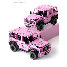Load image into Gallery viewer, MOC Technic Pull Back Jeep FJ Defender Cruiser SUV Off Road Car Vehicle Model Toy Building Block Brick Gift Kids Compatible Lego
