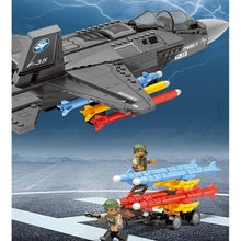 Load image into Gallery viewer, 867PCS Military WW2 F-35 Lightning II Air Fighter Aircraft Figure Model Toy Building Block Brick Gift Kids Compatible Lego
