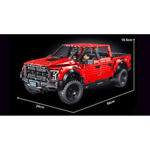 Load image into Gallery viewer, 3249PCS MOC Technic Red F150 Raptor SUV Pick Up Car Truck Model Toy Building Block Brick Gift Kids Compatible Lego
